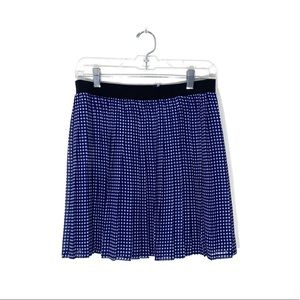 Armani Exchange Window Pane Blue Skirt NWT S